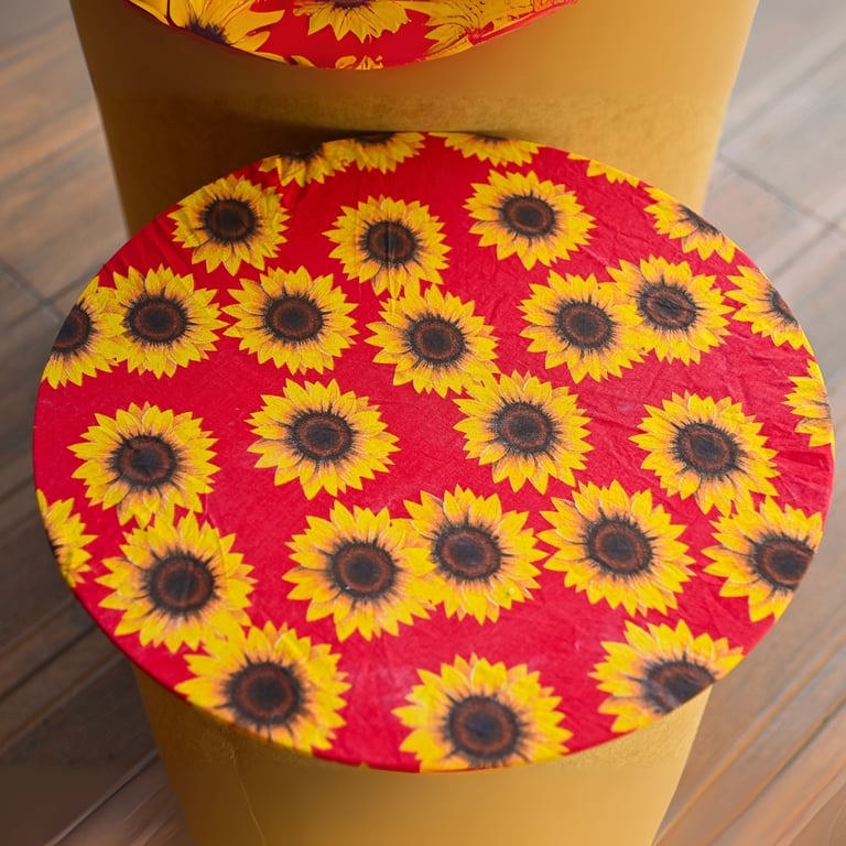 Jogo americano estampado de girassol